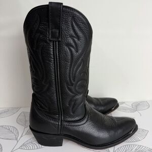Masterson Boot Co Cowboy Boots Black Leather Men’s 8.5 D Rodeo Western RB885